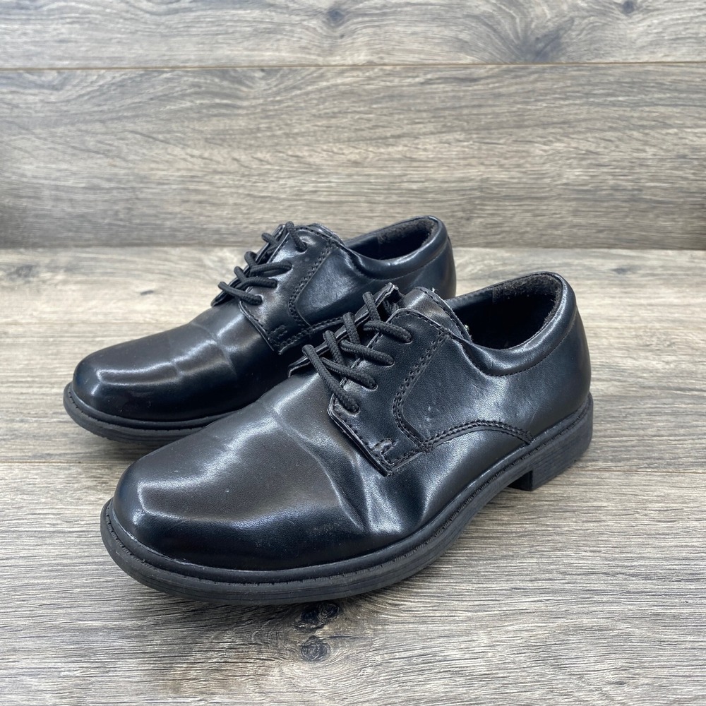 Stacy Adams Boys Youth Dress Shoes Size 1 Black‎ Lace Up